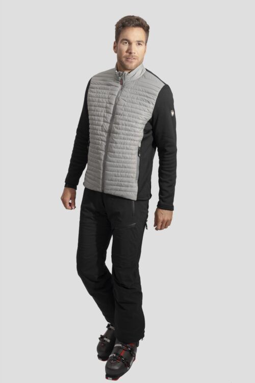 Midlayer Hombre Max Light Gris-Negro - Imagen 5