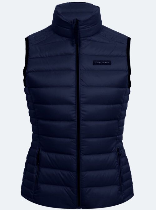 Chaleco Jungle mujer azul