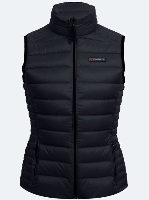 Chaleco Jungle mujer negro