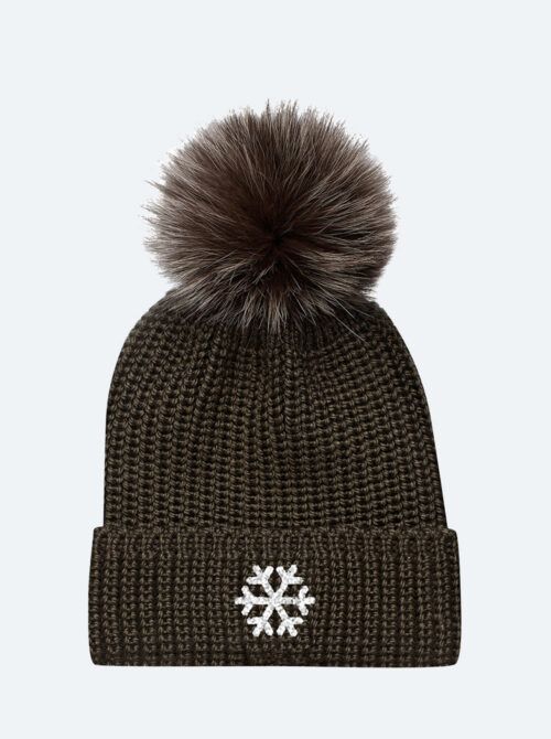 Gorro lana Anna marrón