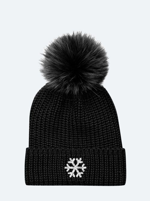 Gorro lana Anna negro