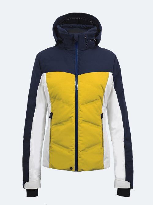 Chaqueta esquí mujer Vermont amarillo