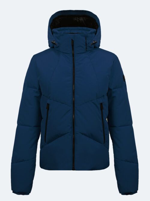 Chaqueta esquí mujer Puffy azul