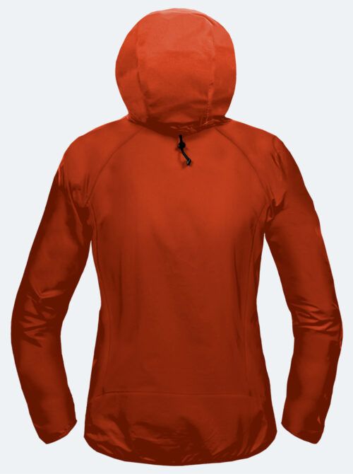Chaqueta impermeable ultraligera mujer naranja - Imagen 3