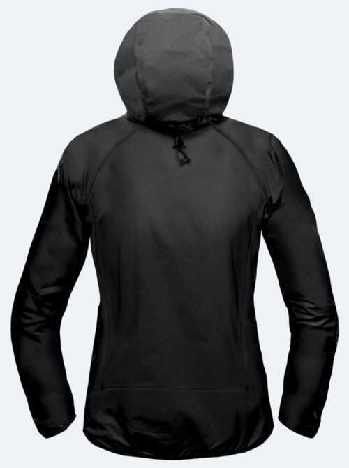 Chaqueta impermeable ultraligera mujer negro - Imagen 3