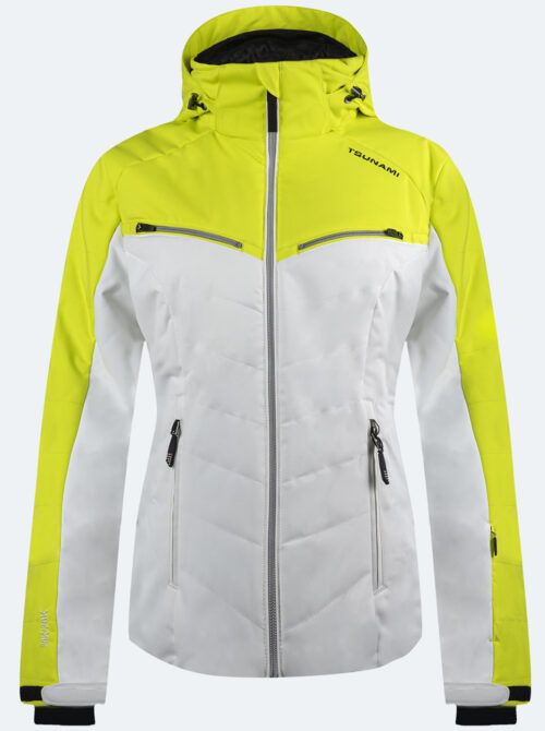 Chaqueta esquí mujer Alta Badia amarillo
