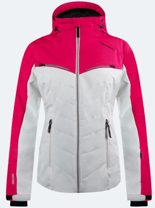 Chaqueta esquí mujer Alta Badia rosa