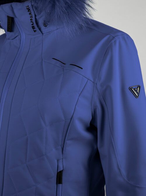 Chaqueta de esquí  mujer Helium azul - Imagen 4