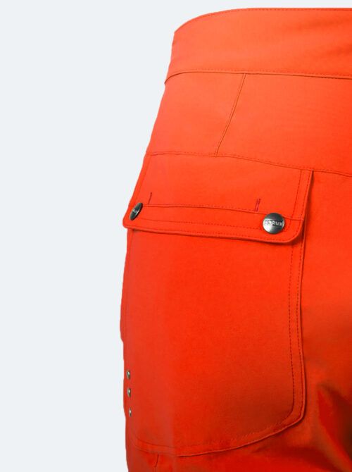 Pantalón esquí mujer Cargo naranja - Imagen 5