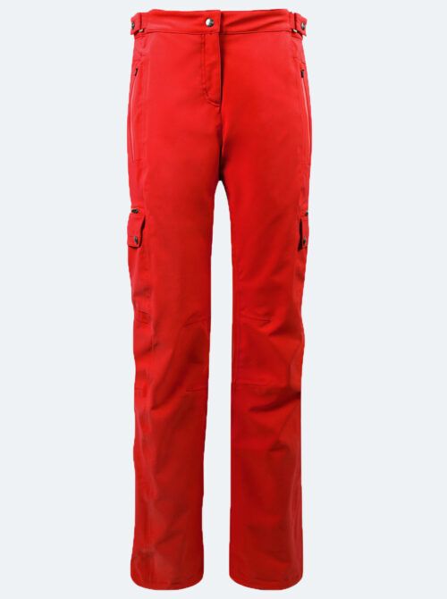 Pantalón esquí mujer Cargo rojo