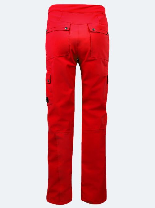 Pantalón esquí mujer Cargo rojo - Imagen 3