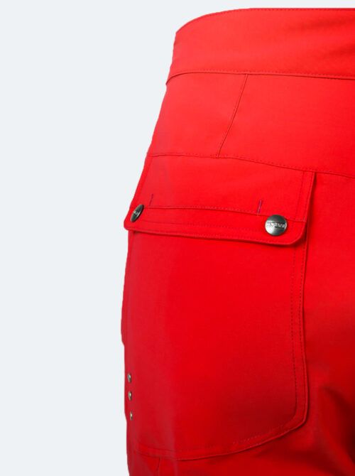 Pantalón esquí mujer Cargo rojo - Imagen 5
