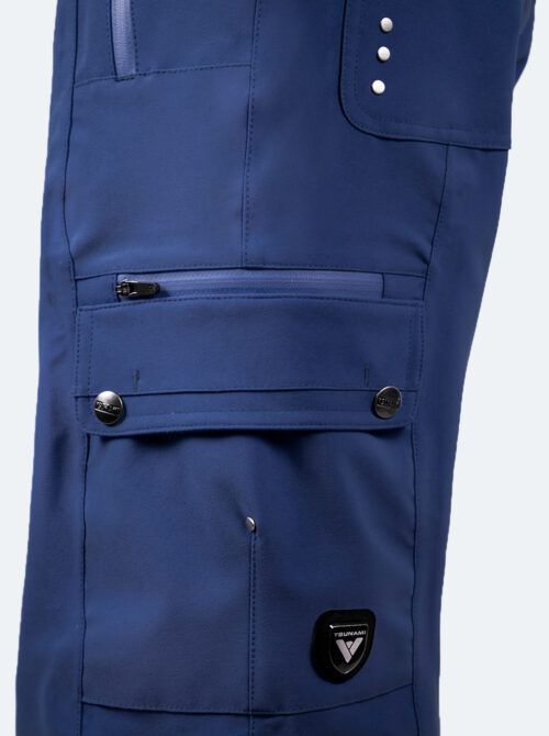 Pantalón esquí mujer Cargo azul - Imagen 4