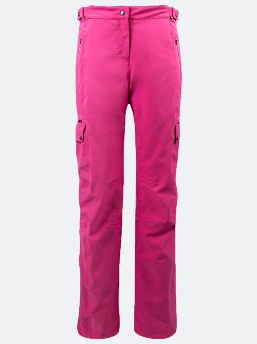 Pantalón esquí mujer Cargo fucsia