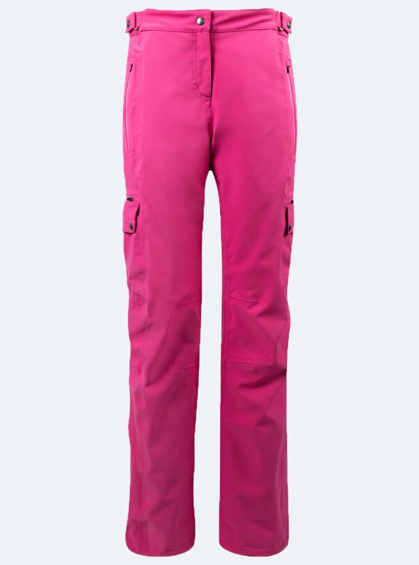 Pantalón esquí mujer Cargo fucsia