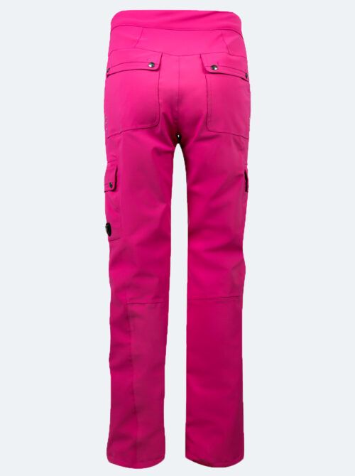 Pantalón esquí mujer Cargo fucsia - Imagen 3