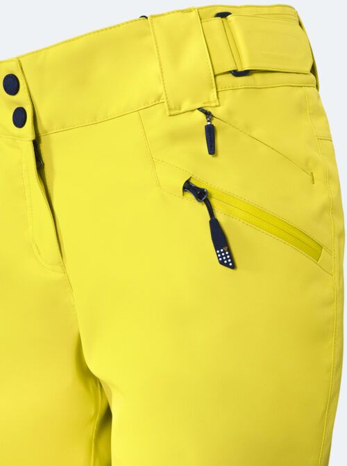 Pantalón esquí mujer Confort amarillo - Imagen 4
