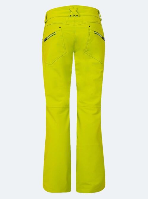 Pantalón esquí mujer Power 4Way amarillo - Imagen 3