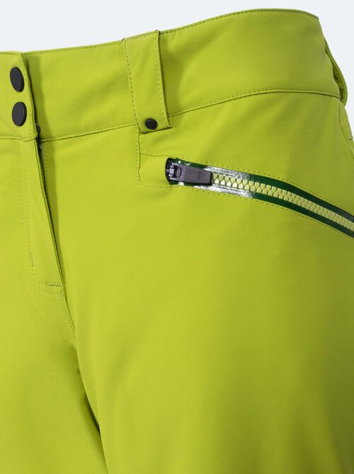 Pantalón esquí mujer Power 4Way amarillo - Imagen 4