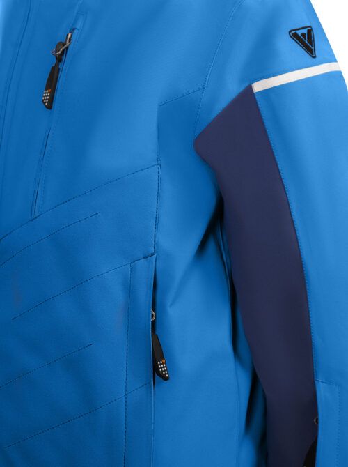 Chaqueta esquí infantil Portillo azul claro - Imagen 4