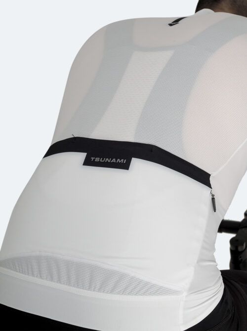 Maillot ciclismo hombre Stelvio blanco - Imagen 5