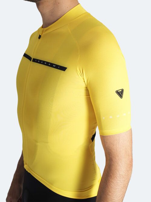 Maillot ciclismo hombre Stelvio amarillo - Imagen 4