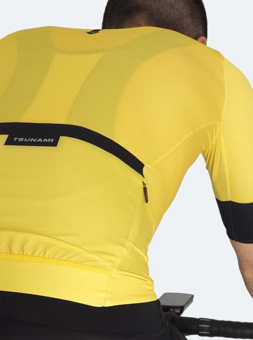 Maillot ciclismo hombre Stelvio amarillo - Imagen 6