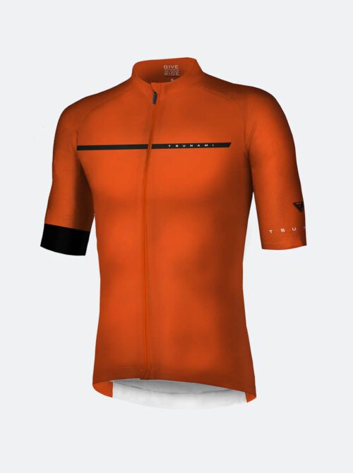 Maillot ciclismo hombre Stelvio naranja