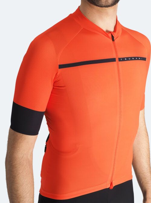 Maillot ciclismo hombre Stelvio naranja - Imagen 4
