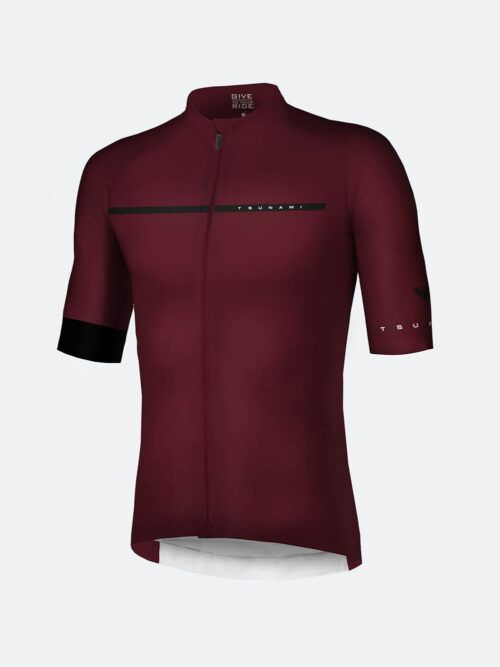 Maillot ciclismo hombre Stelvio granate
