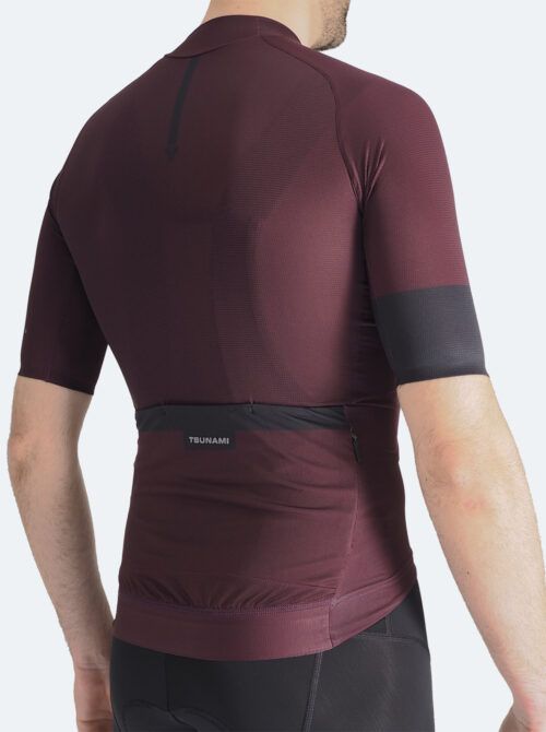 Maillot ciclismo hombre Stelvio granate - Imagen 5