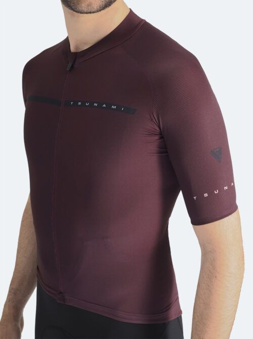 Maillot ciclismo hombre Stelvio granate - Imagen 3