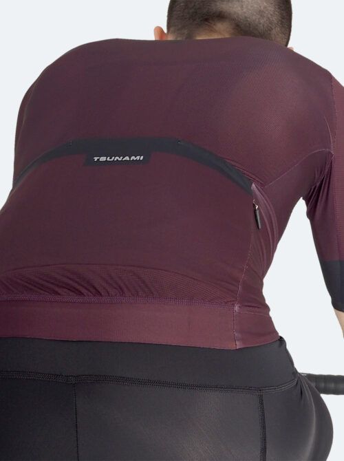 Maillot ciclismo hombre Stelvio granate - Imagen 6