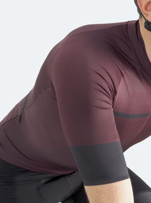 Maillot ciclismo hombre Stelvio granate - Imagen 7