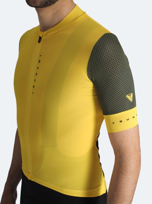 Maillot ciclismo hombre Peyresourde amarillo - Imagen 4