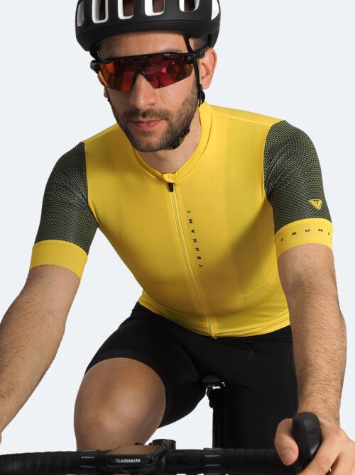 Maillot ciclismo hombre Peyresourde amarillo - Imagen 3