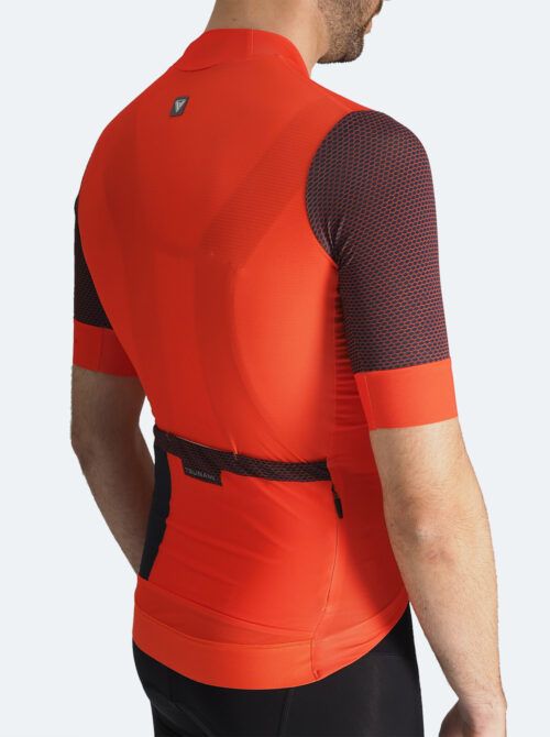 Maillot ciclismo hombre Peyresourde naranja - Imagen 5