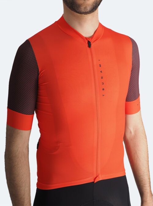 Maillot ciclismo hombre Peyresourde naranja - Imagen 3