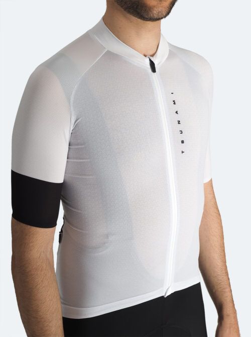 Maillot ciclismo hombre Angliru blanco - Imagen 3