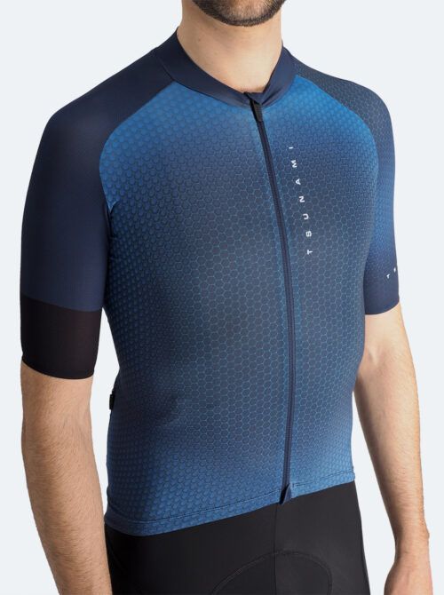 Maillot ciclismo hombre Angliru azul - Imagen 3