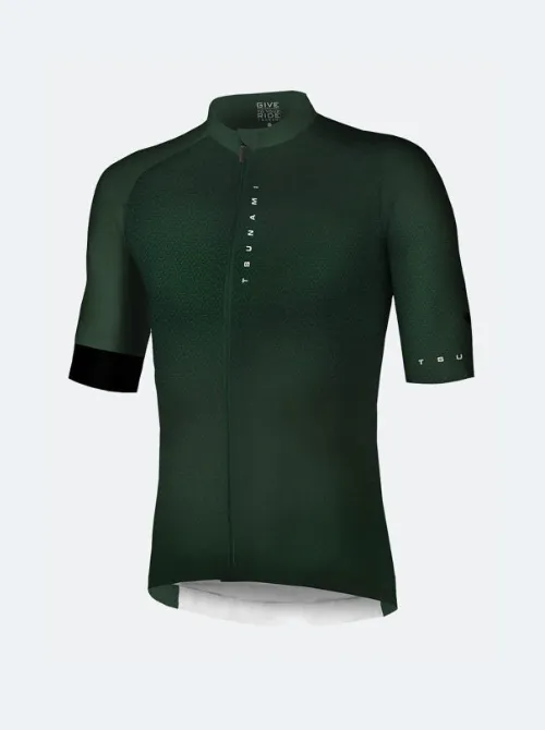 Maillot ciclismo hombre Angliru verde