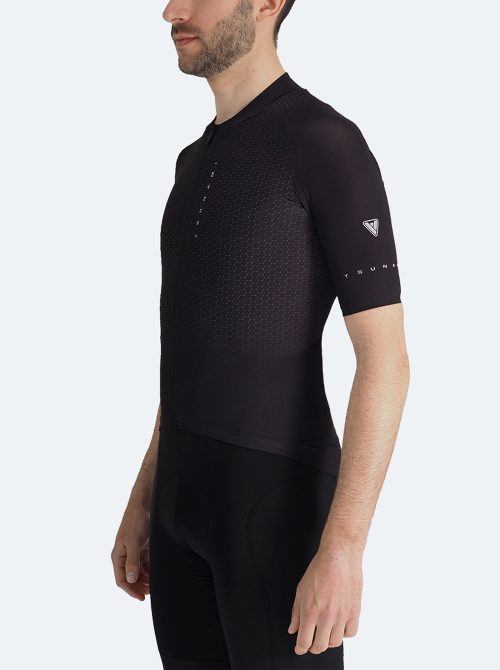 Maillot ciclismo hombre Angliru negro - Imagen 3