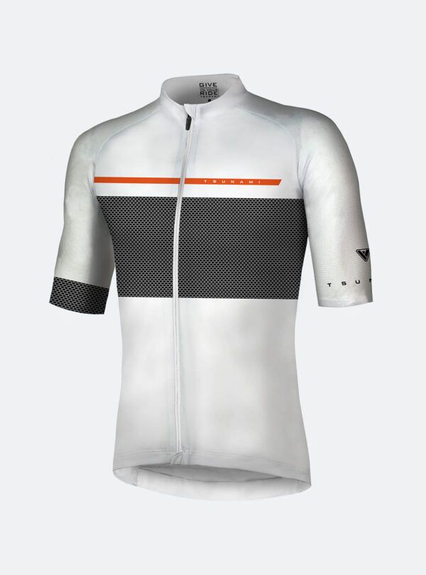 Maillot ciclismo hombre Tourmalet blanco