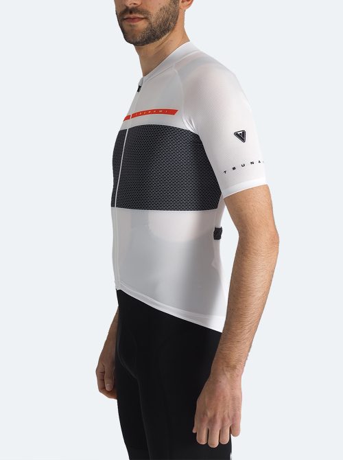 Maillot ciclismo hombre Tourmalet blanco - Imagen 3