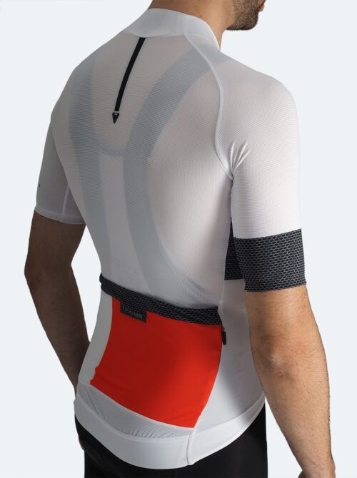 Maillot ciclismo hombre Tourmalet blanco - Imagen 5