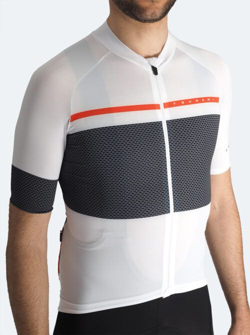 Maillot ciclismo hombre Tourmalet blanco - Imagen 4
