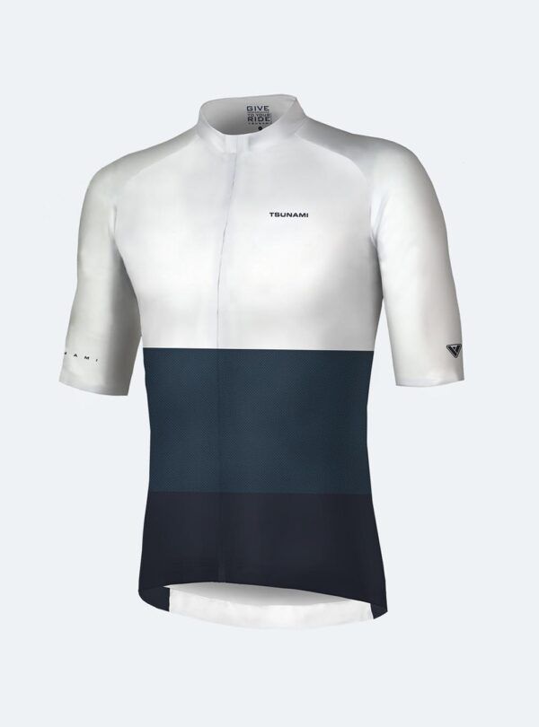 Maillot ciclismo Garona blanco