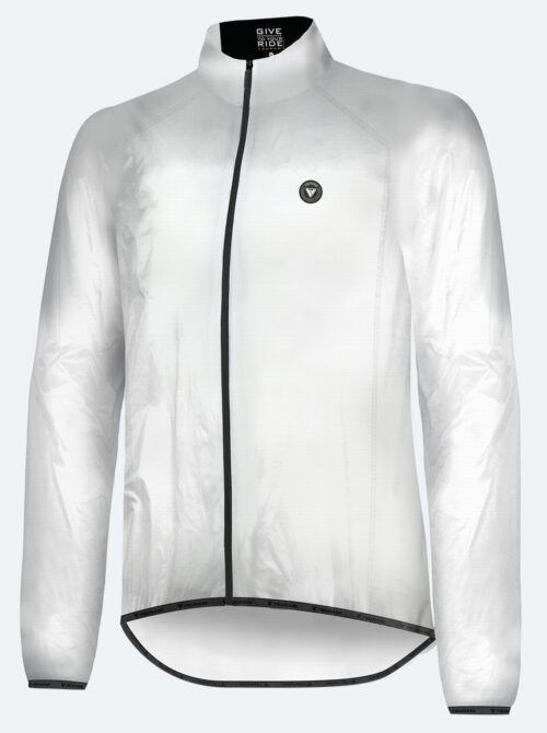 Chaqueta ciclismo cortavientos Alsace blanco - Imagen 6