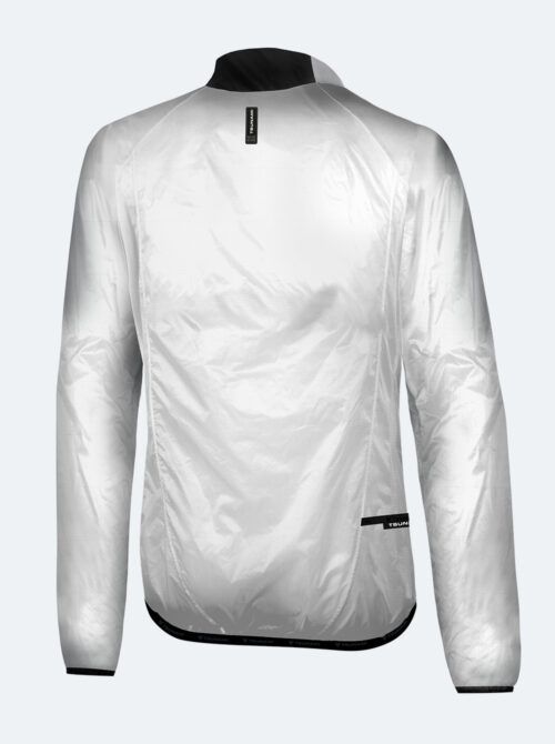 Chaqueta ciclismo cortavientos Alsace blanco - Imagen 7