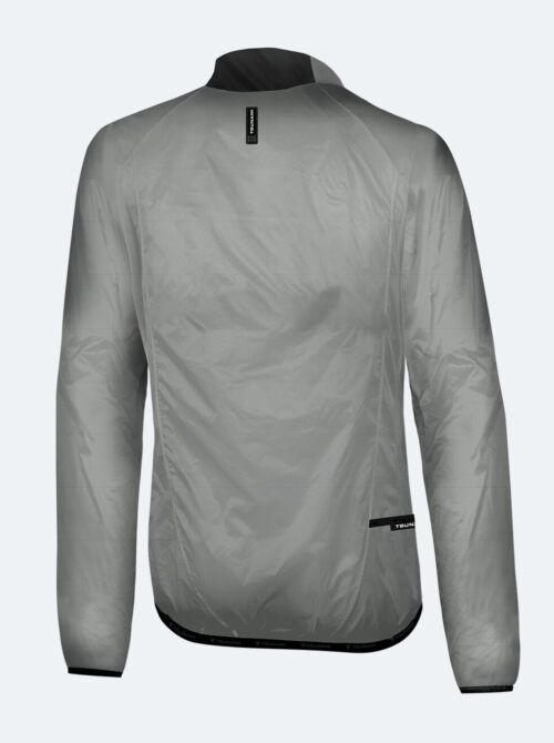 Chaqueta ciclismo cortavientos Alsace gris - Imagen 7